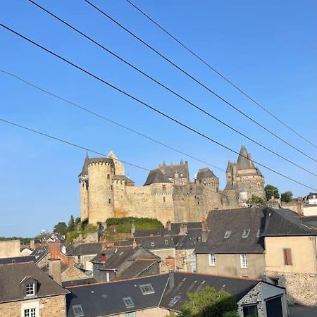 Appartement Calme Et Cosy Proche Centre Vue Chateau Vitré Eksteriør bilde